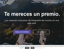 Tablet Screenshot of concursosdefotografia.com